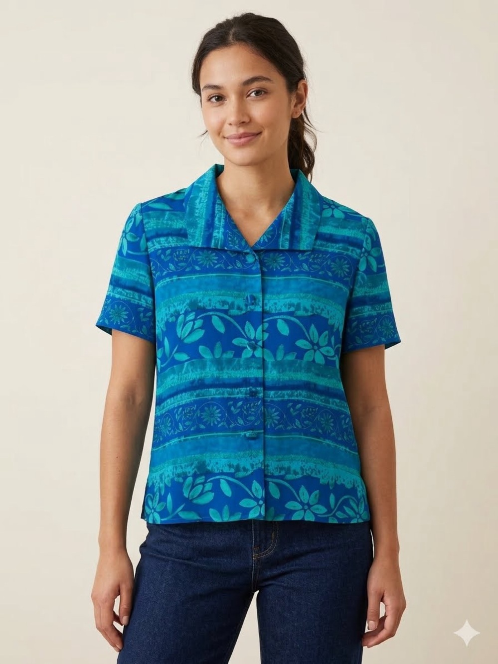 Vintage SPENSER JEREMY 100% Silk Blouse — Size 12